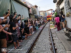👍ตลาดรถไฟ (ร่มหุม) แม่กลอง 👍Railway Market (Rom Hub) Mae Klong